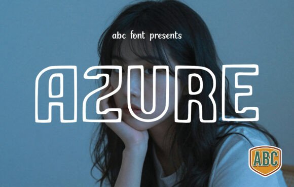 Azure Display Font for Modern Editorial Design