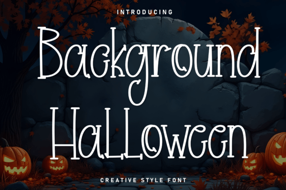 Background Halloween: A Playful Typeface for Creative Branding