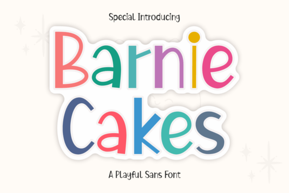 Barnie Cakes: The Playful Display Font for Sweet Handmade Brands