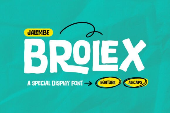 Brolex: The Modern Cute Typeface for Creative Makers