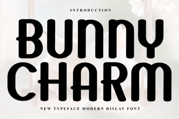 Bunny Charm: The Festive Typeface for Holiday Branding