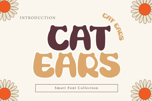 Cat Ears: A Playful Display Font for Handmade Crafts