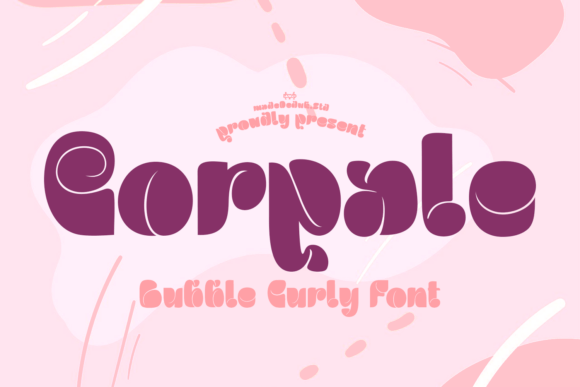 Corpale: The Ultimate Bubble Curly Display Font