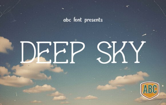Deep Sky: A Whimsical Display Font for Creative Makers