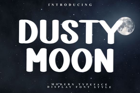 Dusty Moon: The Festive Display Font for Holiday Campaigns