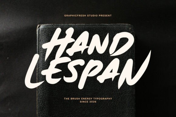 Hand Lespan: The Energetic Brush Typeface for Bold Branding