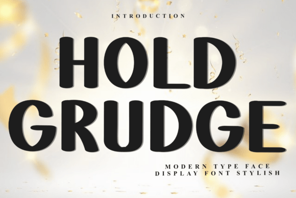 Hold Grudge: A Festive Typeface for Holiday Campaigns