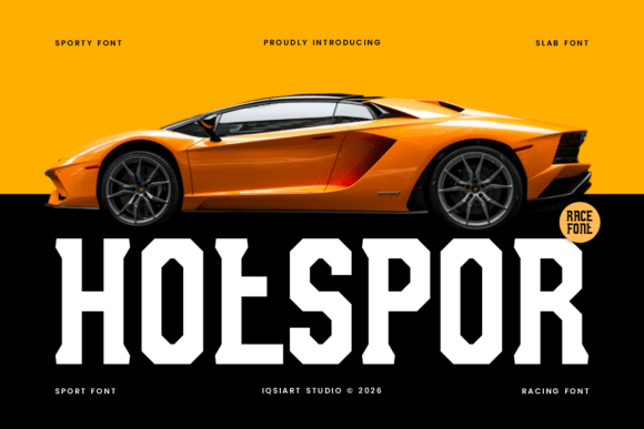 Hotspor: The Bold Display Typeface for Campaign Clarity