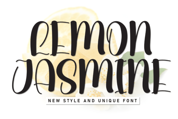 Lemon Jasmine: The Handwritten Display Font for Warm Branding
