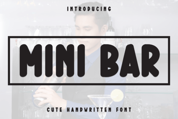 Mini Bar: A Handwritten Display Font for Creative Branding