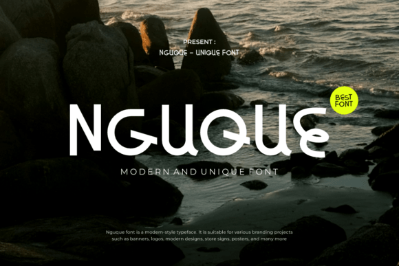 Nguque: The Modern Display Typeface for Bold Campaigns
