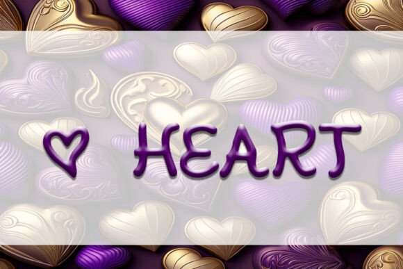 O Heart: A Display Font for Modern Digital Branding