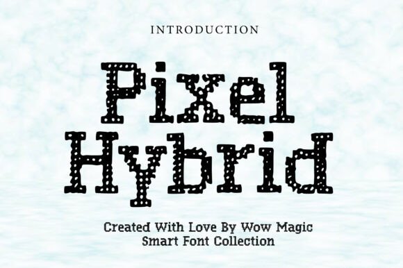 Pixel Hybrid: The Bold Display Font for Authentic Business Branding