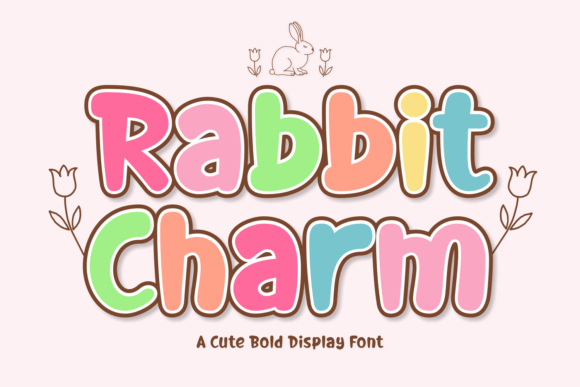 Rabbit Charm: The Playful Display Font for Joyful Branding