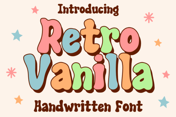 Retro Vanilla: A Vintage Display Font for Modern Web Design