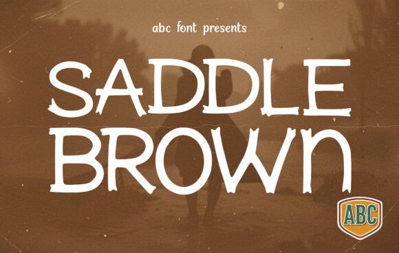 Saddle Brown: A Rugged Western Typeface for Authentic Branding