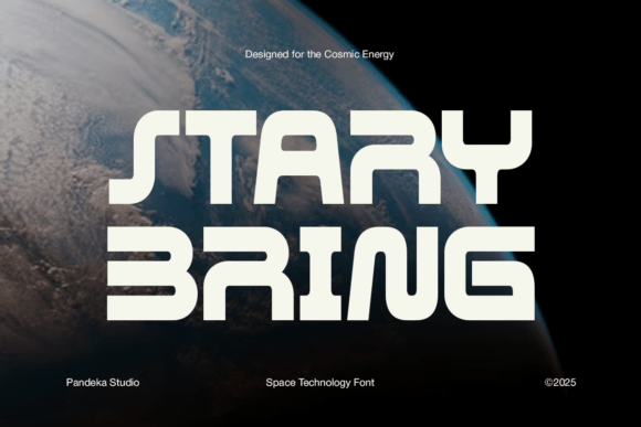 Stary Bring: The Futuristic Font for Bold Business Branding