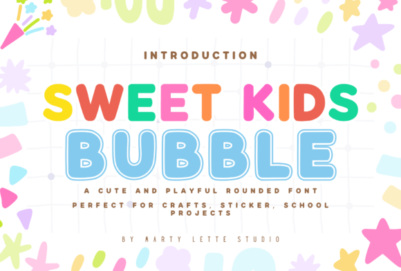 Sweet Kids Bubble: The Perfect Typeface for Joyful Editorial Design