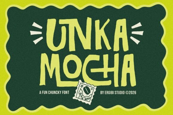 Unka Mocha: The Playful Display Font for Scroll-Stopping Campaigns