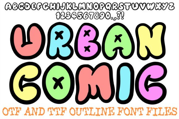Urban Comic: The Bold Typeface for High-Energy Campaigns