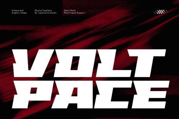 Voltpace: The Bold Display Font for High-Energy Crafts